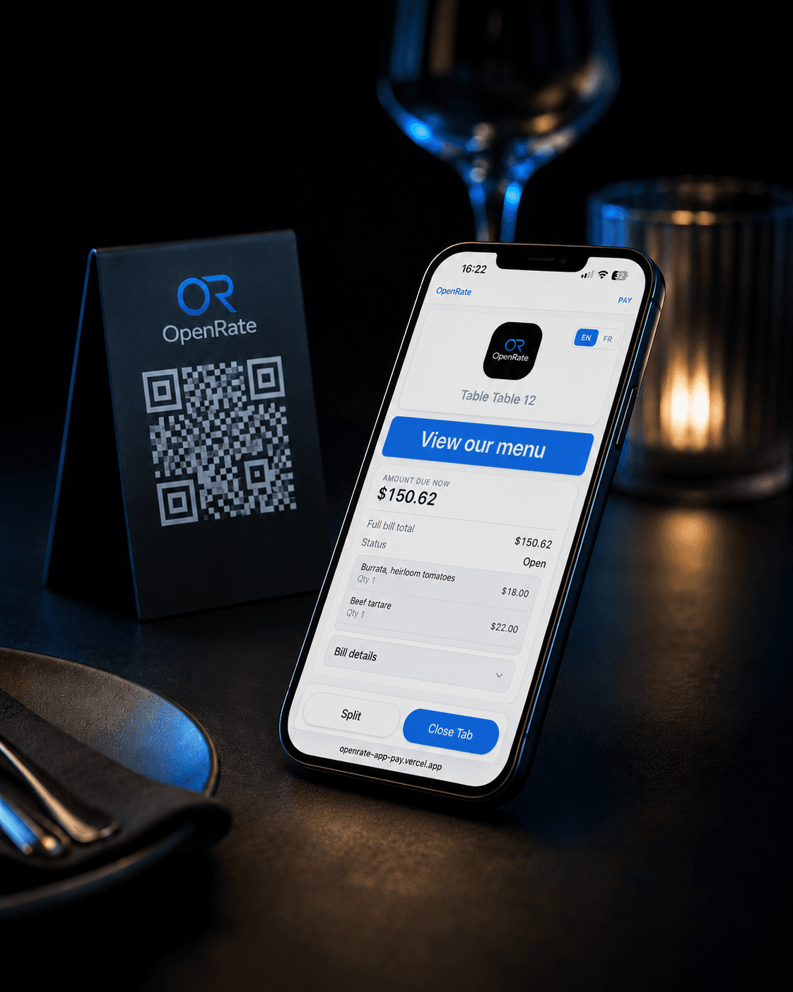 QR payment preview